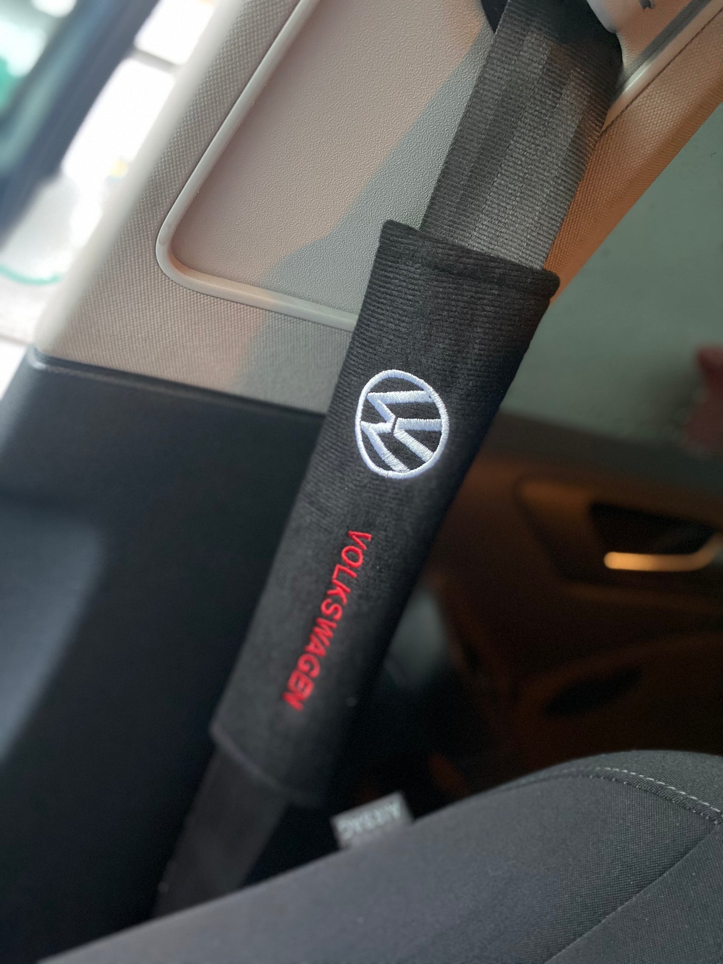 Volkswagen seatbelt cover