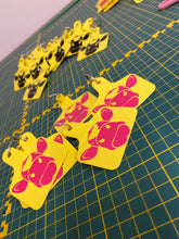 Load image into Gallery viewer, Cow tag keychain
