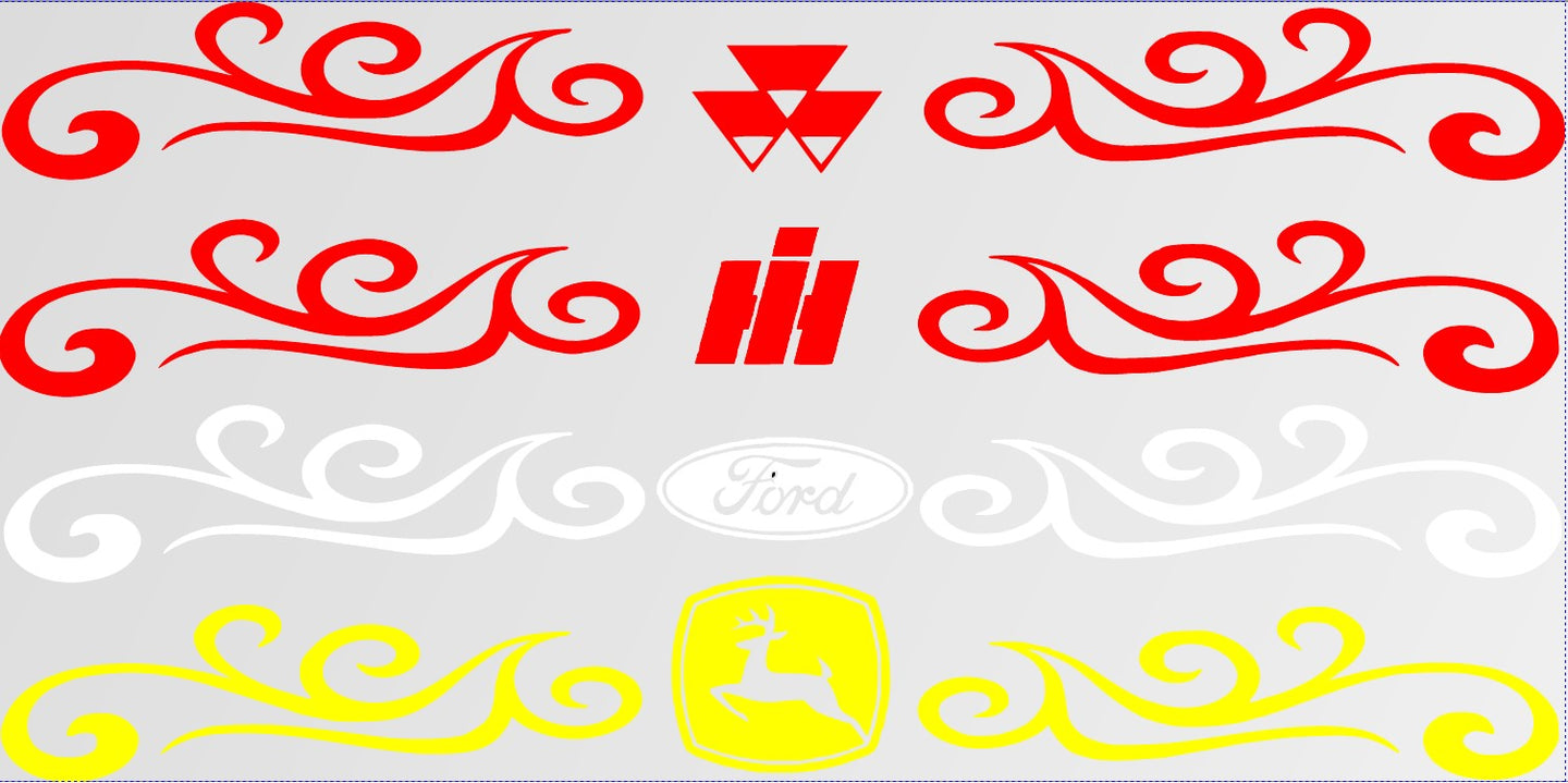 Tractor Back Window Swirls