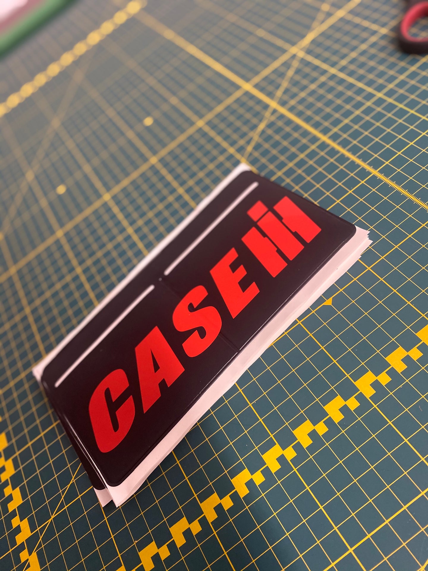 Case IH tax disc holder