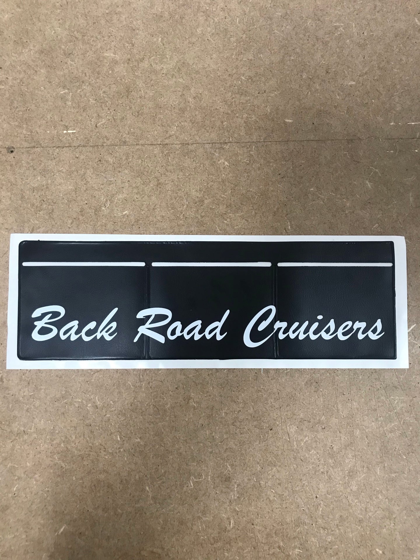 Back road cruisers tax disc holder